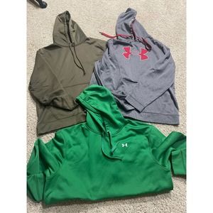 UNDER ARMOUR Hooded Sweatshirts, Lot of 3